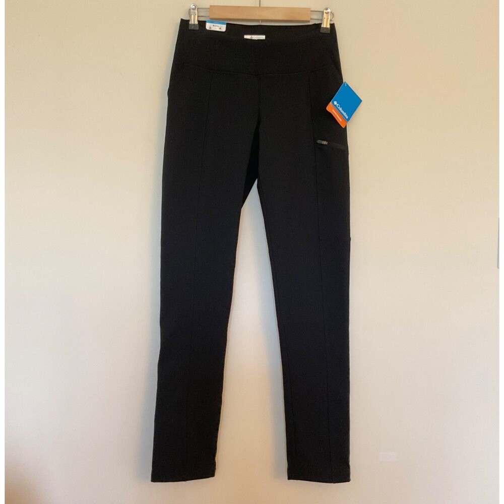 Columbia Womens Back Beauty Highrise Warm Winter Pants S Black Omni Shade Shield